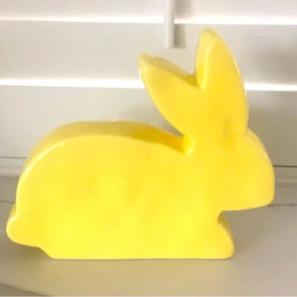 NEW Rae Dunn Hello Spring Yellow Bunny 🐰 - Picture 3 of 3